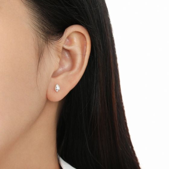 Cute Mini Holiday Gift Conch 925 Sterling Silver Stud Earrings